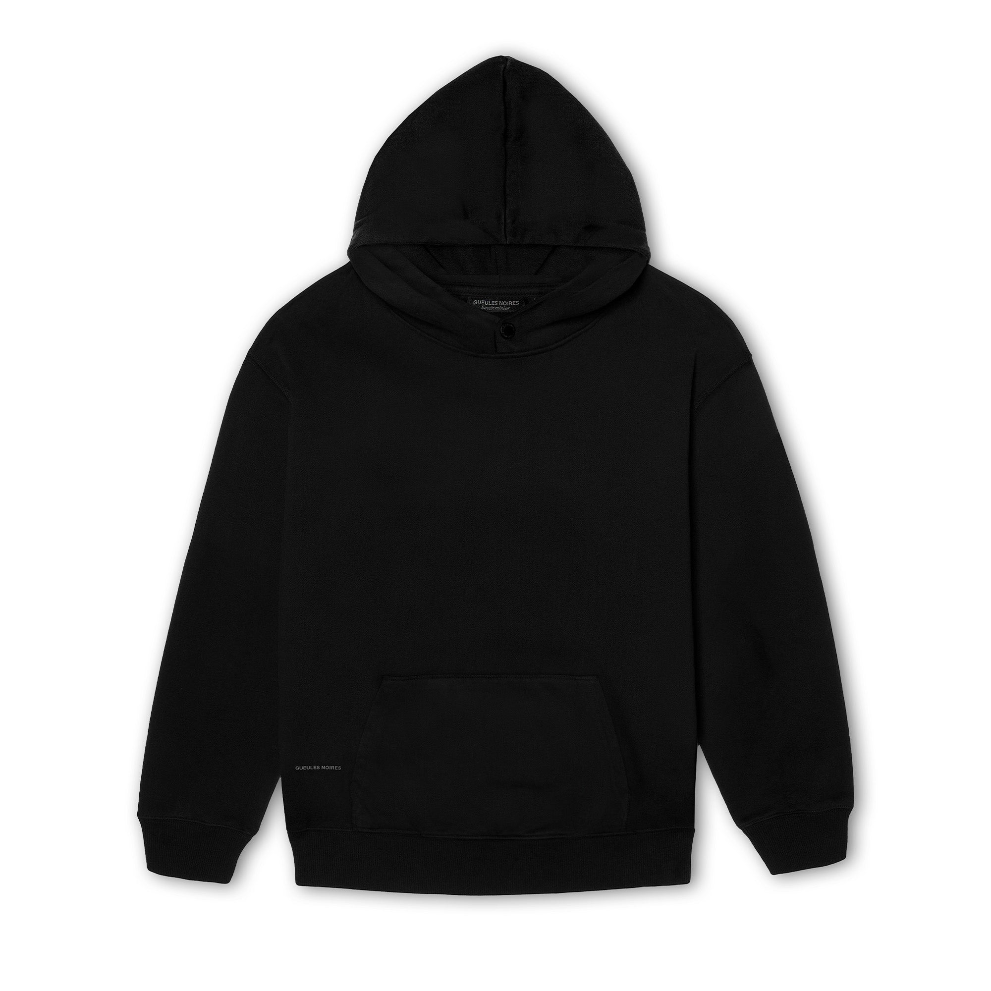 Sweat a capuche noir oversize gueules noires 