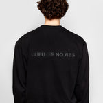 sweat noir minimaliste gueules noires vetement streetwear