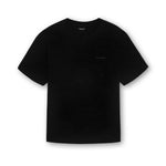 tshirt noir gueules noires vue face vetement minimaliste 