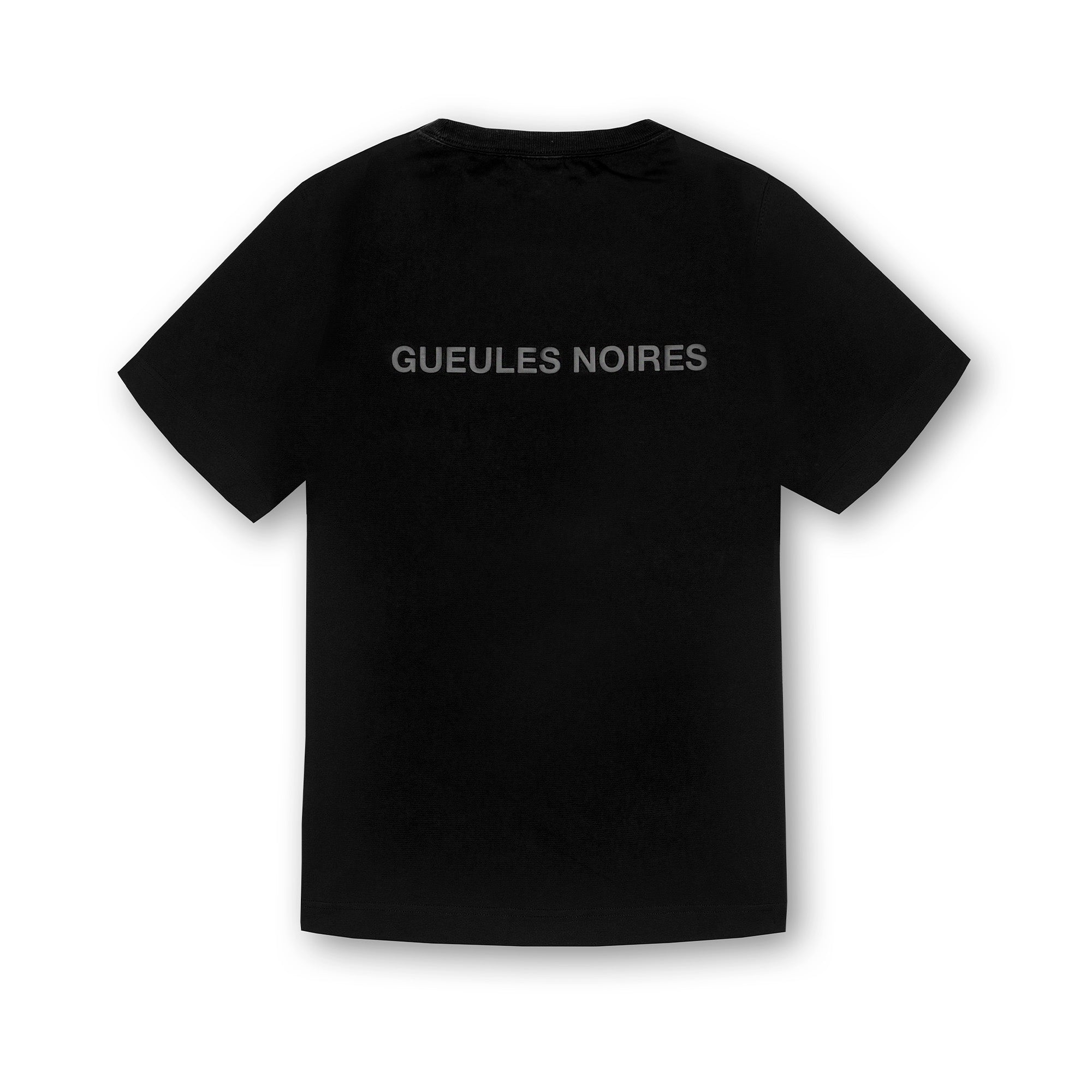 tshirt noir gueules noires vetement premium minimaliste